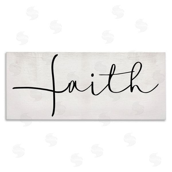stupell industries Stupell Studio | Minimal Faith Text Elegant Cursive Typography