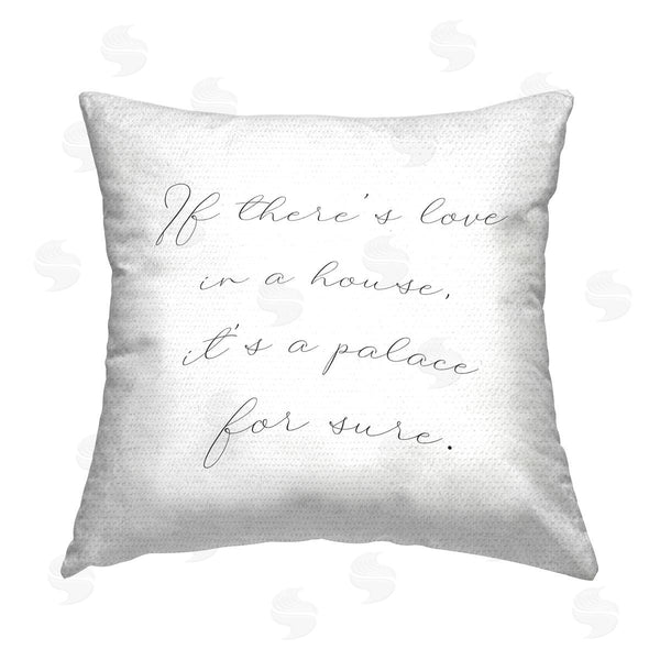 Stupell Industries Stupell Studio | Minimal Family Phrase Printed Throw Pillow
