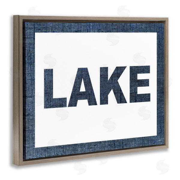 Stupell Industries Stupell Studio | Minimal Lake Phrase