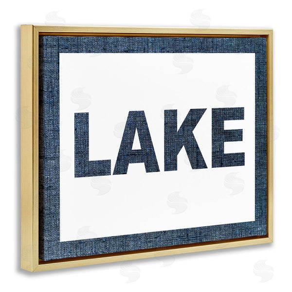 Stupell Industries Stupell Studio | Minimal Lake Phrase