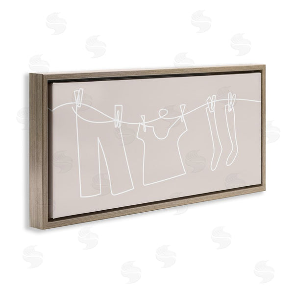 Stupell Industries Stupell Studio | Minimal Laundry Doodle Wall Art