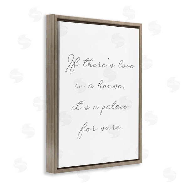 Stupell Industries Stupell Studio | Minimal Love In A House Wall Art