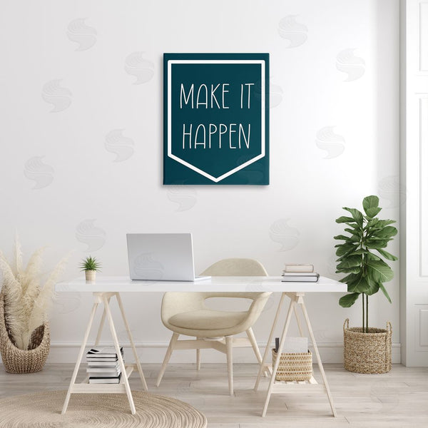 Stupell Industries Stupell Studio | Minimal Make It Happen Wall Art
