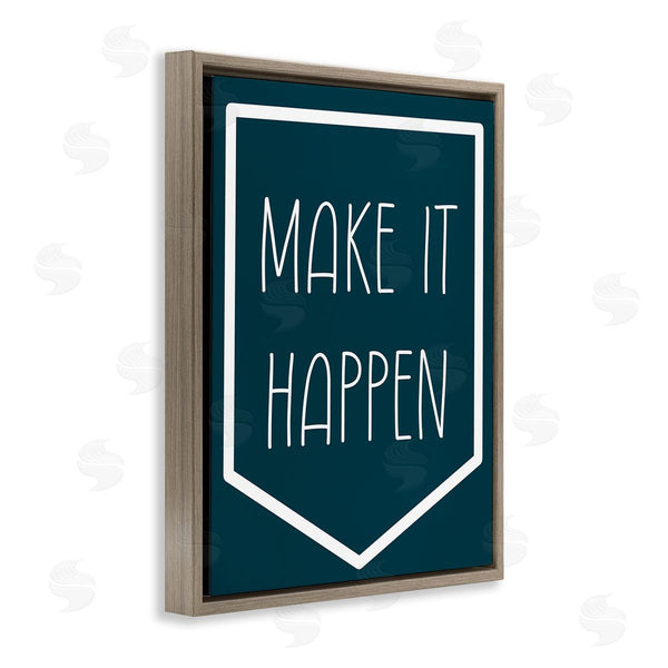 Stupell Industries Stupell Studio | Minimal Make It Happen Wall Art