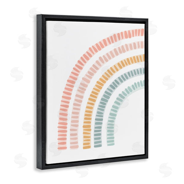 Stupell Industries Stupell Studio | Minimal Pastel Rainbow Wall Art