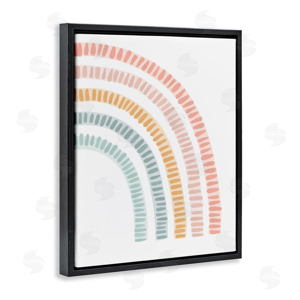 Stupell Industries Stupell Studio | Minimal Patterned Rainbow Wall Art