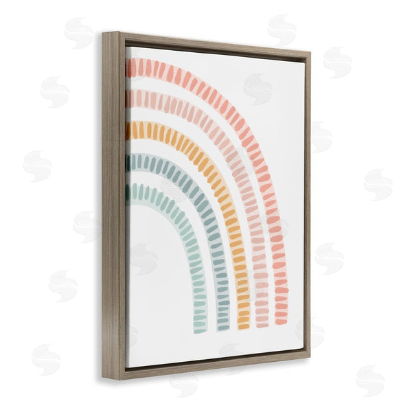 Stupell Industries Stupell Studio | Minimal Patterned Rainbow Wall Art