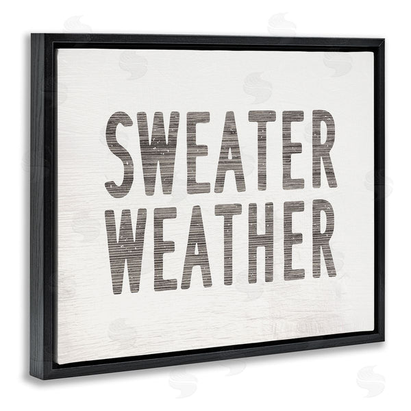 Stupell Industries Stupell Studio | Minimal Sweater Weather Text
