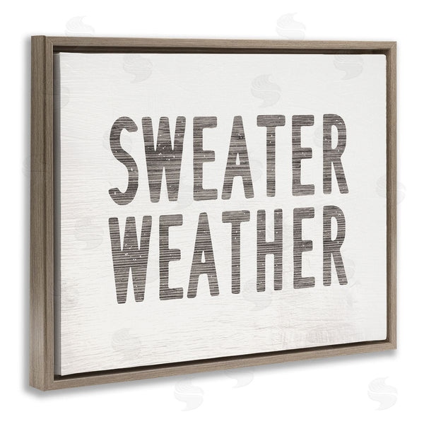 Stupell Industries Stupell Studio | Minimal Sweater Weather Text