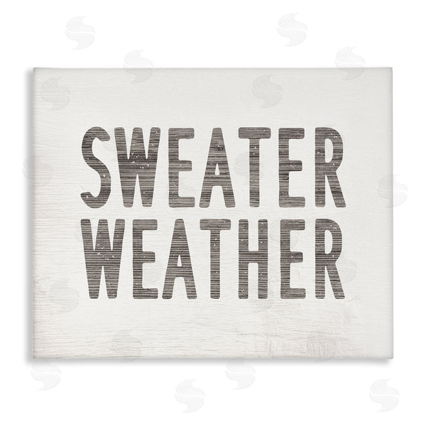 stupell industries Stupell Studio | Minimal Sweater Weather Text