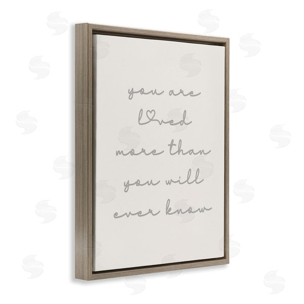 Stupell Industries Stupell Studio | Minimal You Are Loved Wall Art