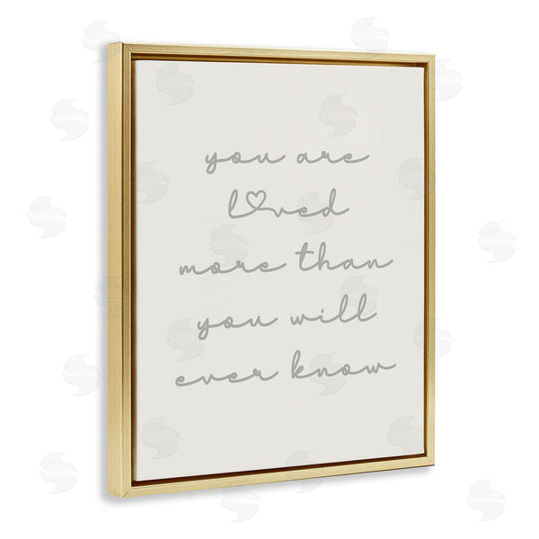 Stupell Industries Stupell Studio | Minimal You Are Loved Wall Art