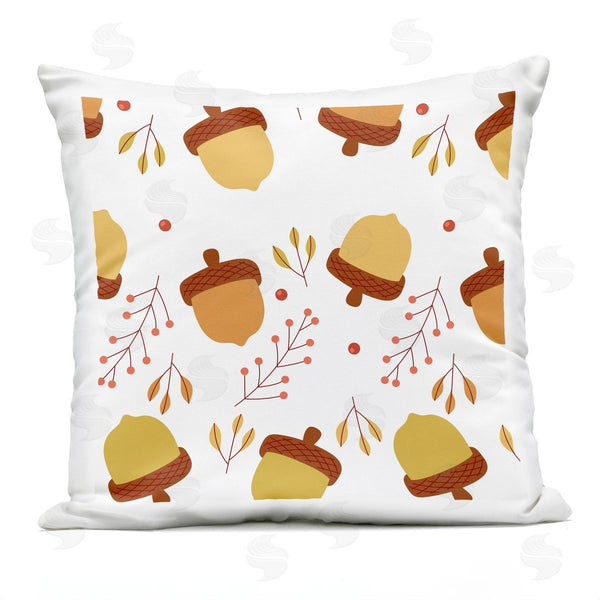 Stupell Industries Stupell Studio | Mixed Acorn Botanicals Fall Nature Leaves Printed Throw Pillow