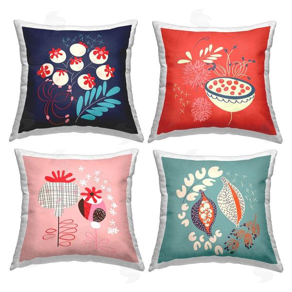 stupell industries Stupell Studio | Modern Botanical Seeds Printed Throw Pillow Set