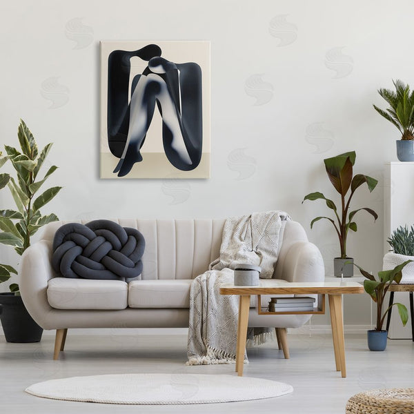 Stupell Industries Stupell Studio | Modern Figures Sitting Wall Art