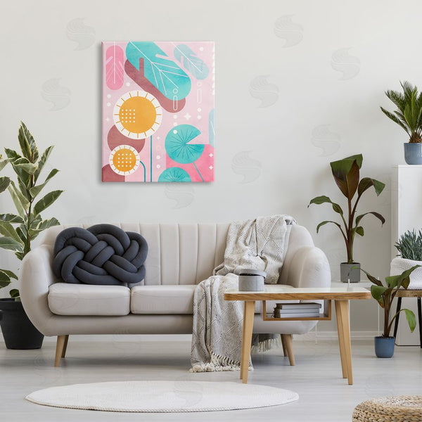 Stupell Industries Stupell Studio | Modern Floral Water Lilies Wall Art