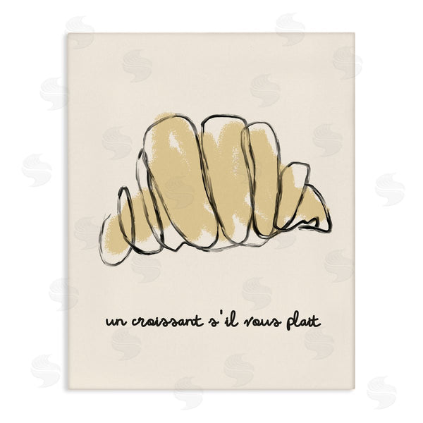 stupell industries Stupell Studio | Modern French Phrase Croissant