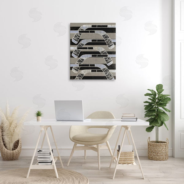 Stupell Industries Stupell Studio | Modern Hockey Sticks Wall Art