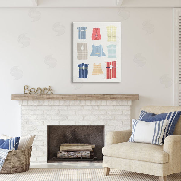 Stupell Industries Stupell Studio | Modern Life Jackets Wall Art