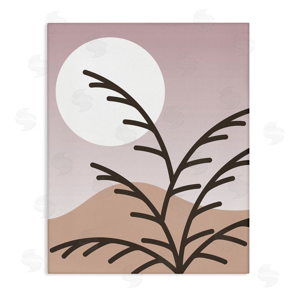 stupell industries Stupell Studio | Modern Pastel Moon Branches Wall Art