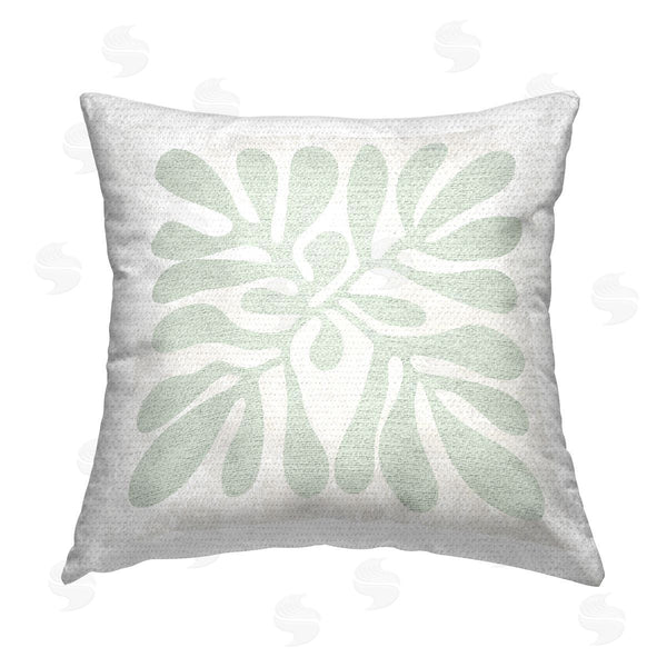Stupell Industries Stupell Studio | Modern Plant Leaf Printed Throw Pillow