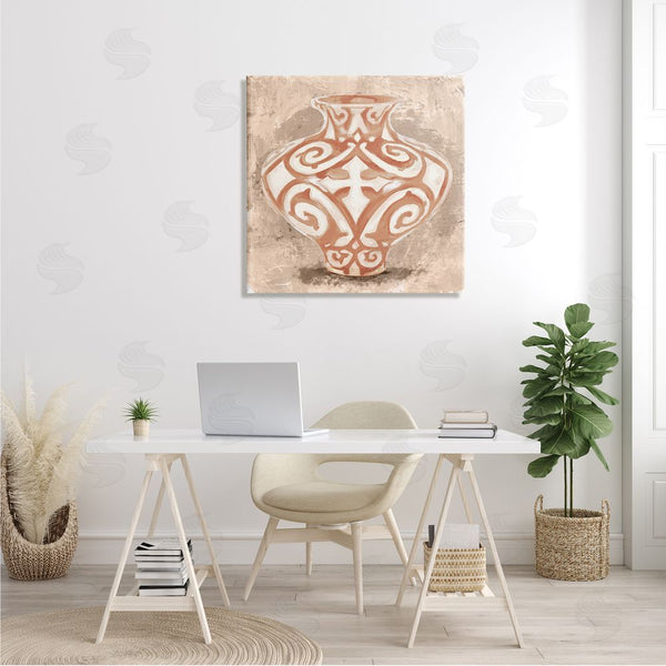 Stupell Industries Stupell Studio | Modern Urn Still Life Abstract Shape Pattern Wall Art