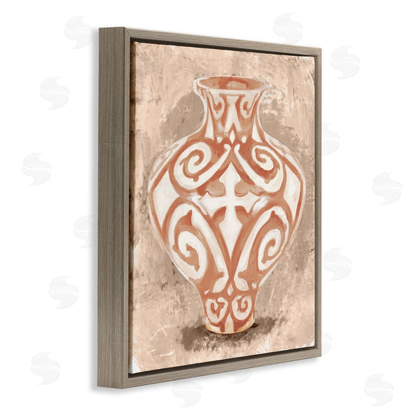 Stupell Industries Stupell Studio | Modern Urn Still Life Abstract Shape Pattern Wall Art