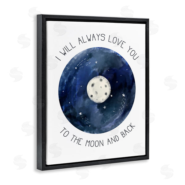 Stupell Industries Stupell Studio | Moon And Back Romantic Night Constellation