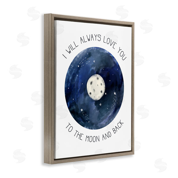 Stupell Industries Stupell Studio | Moon And Back Romantic Night Constellation