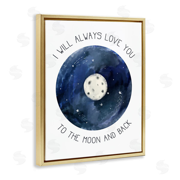 Stupell Industries Stupell Studio | Moon And Back Romantic Night Constellation
