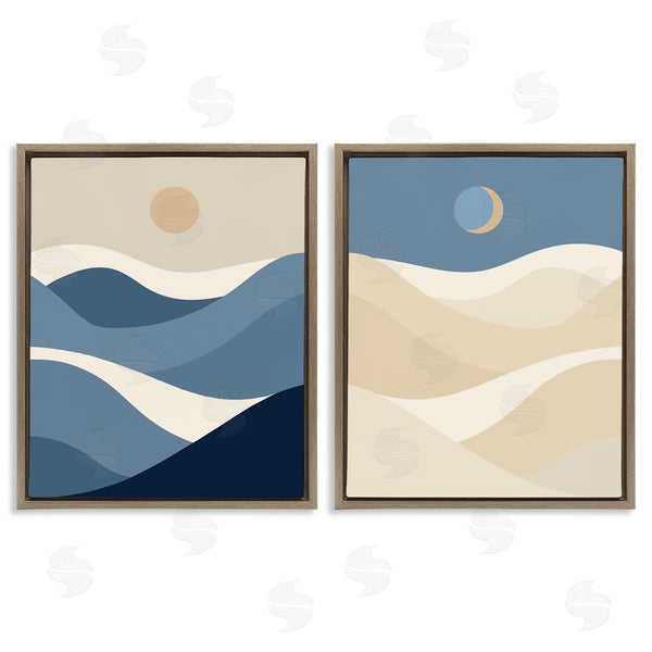 Stupell Industries Stupell Studio | Moon Over Soft Ripples