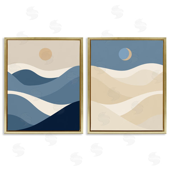 Stupell Industries Stupell Studio | Moon Over Soft Ripples