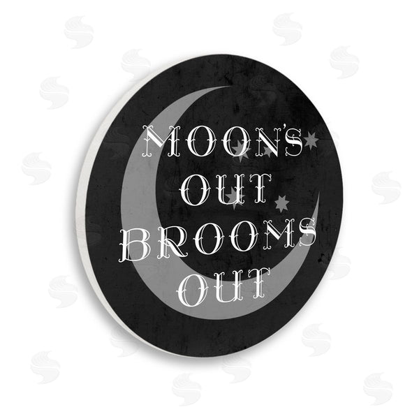stupell industries Stupell Studio | Moon's Out Brooms Out Phrase Wall Art