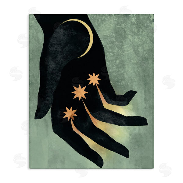 stupell industries Stupell Studio | Moon & Stars Hand Wall Art