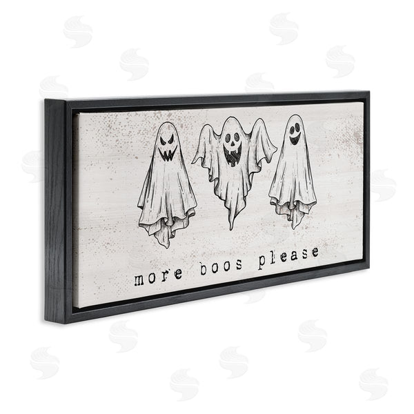 Stupell Industries Stupell Studio | More Boos Please Scary Ghosts Wall Art