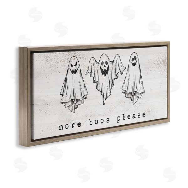 Stupell Industries Stupell Studio | More Boos Please Scary Ghosts Wall Art