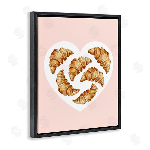 Stupell Industries Stupell Studio | Morning Croissants In Heart Shape