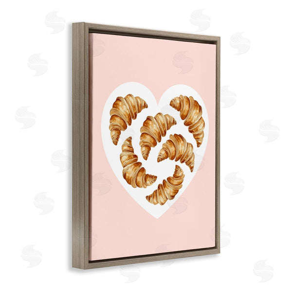 Stupell Industries Stupell Studio | Morning Croissants In Heart Shape