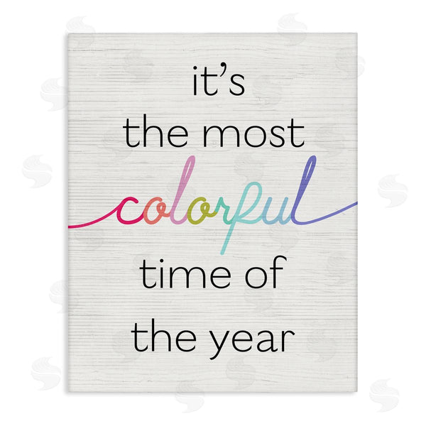 stupell industries Stupell Studio | Most Colorful Time Whimsical Holiday