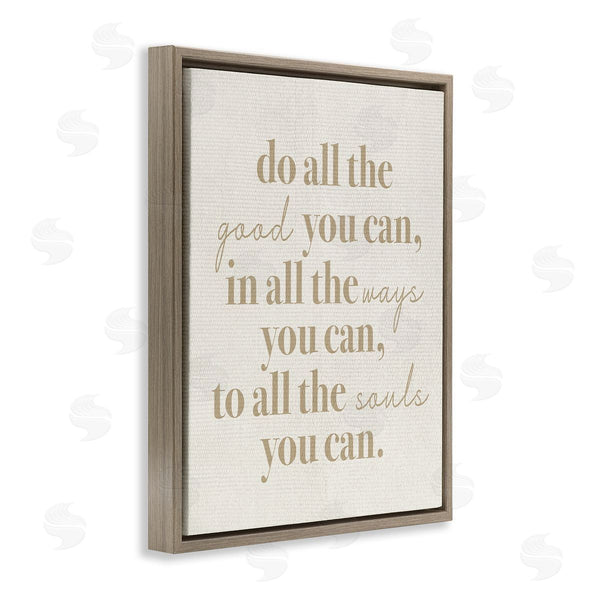 Stupell Industries Stupell Studio | Motivational Doing Good Phrase Wall Art