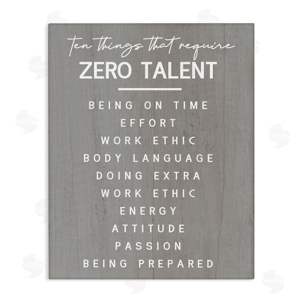 stupell industries Stupell Studio | Motivational Zero Talent