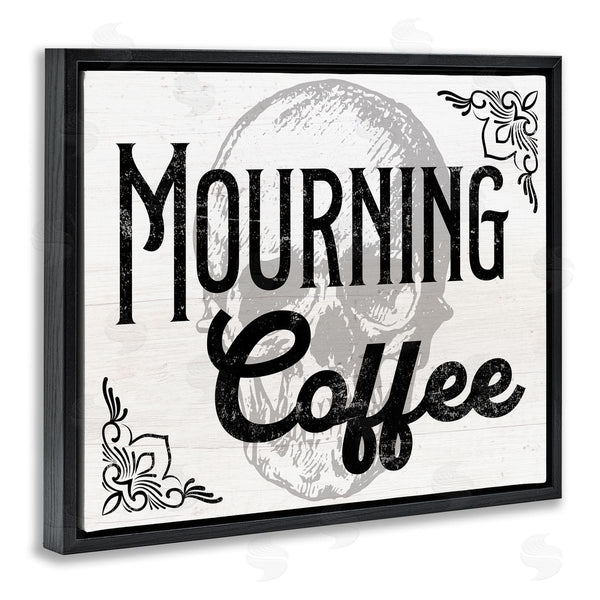 Stupell Industries Stupell Studio | Mourning Coffee Skull