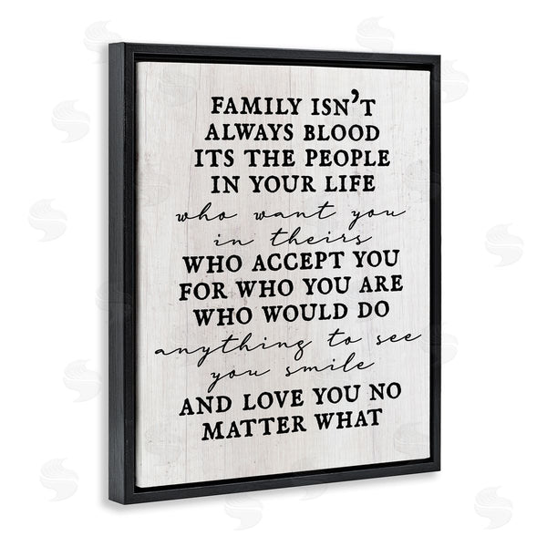 Stupell Industries Stupell Studio | Moving Family Quote Acceptance Text Plank Patterned Wall Art