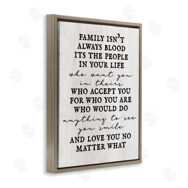 Stupell Industries Stupell Studio | Moving Family Quote Acceptance Text Plank Patterned Wall Art