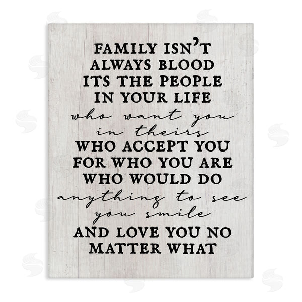 stupell industries Stupell Studio | Moving Family Quote Acceptance Text Plank Patterned Wall Art