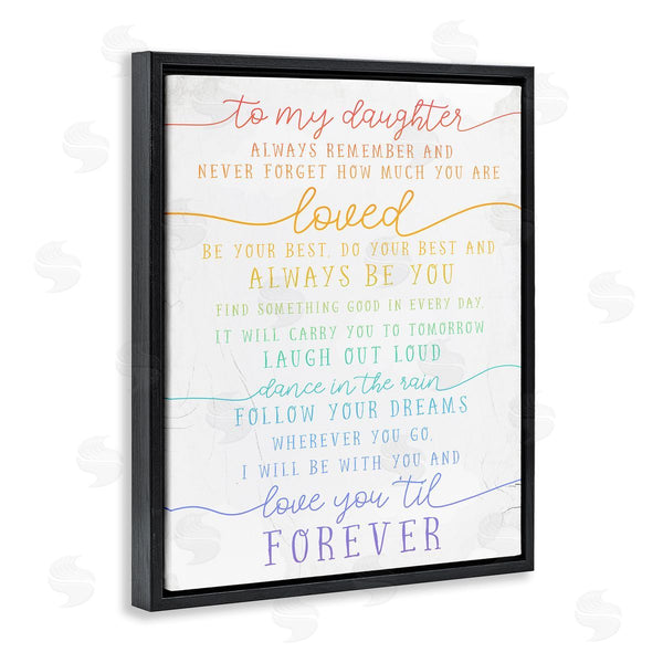 Stupell Industries Stupell Studio | My Daughter Love You Forever