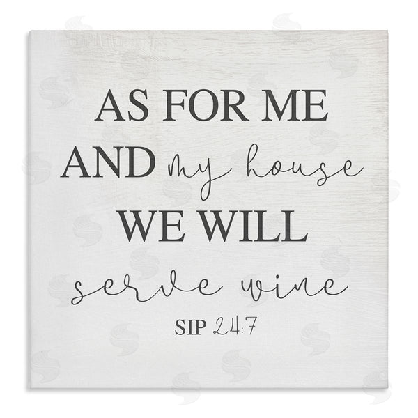 stupell industries Stupell Studio | My House Will Serve Wine Religious Kitchen Sign Wall Art
