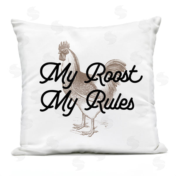 Stupell Industries Stupell Studio | My Roost & Rules Chicken Printed Throw Pillow