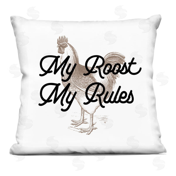 stupell industries Stupell Studio | My Roost & Rules Chicken Printed Throw Pillow