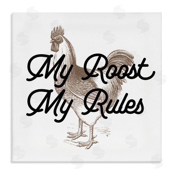 stupell industries Stupell Studio | My Roost & Rules Farmhouse Humor Wall Art